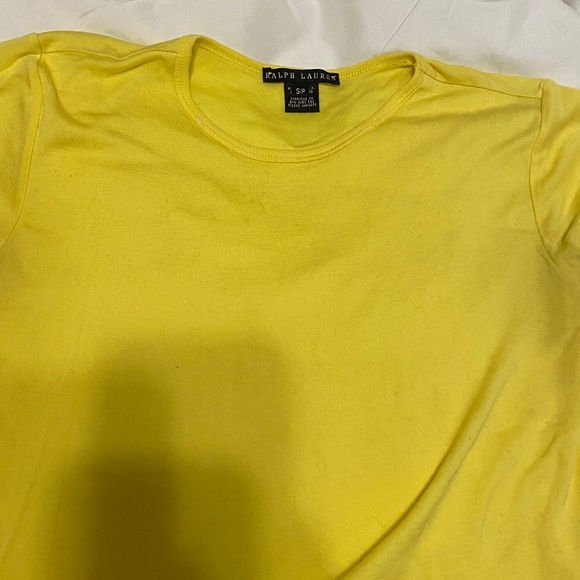 Yellow Ralph Lauren baby tee - Picture 4 of 4